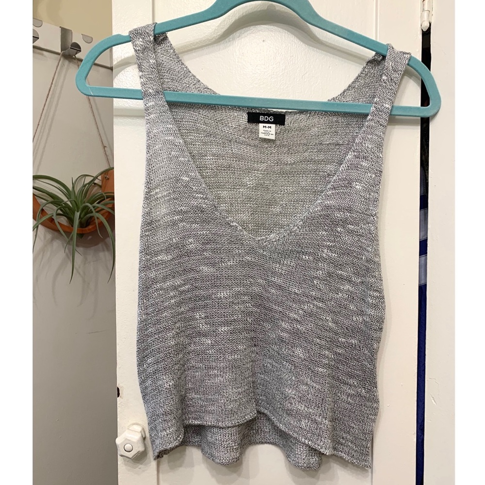 BDG Urban Outfitters Cropped Knit Tank Top
